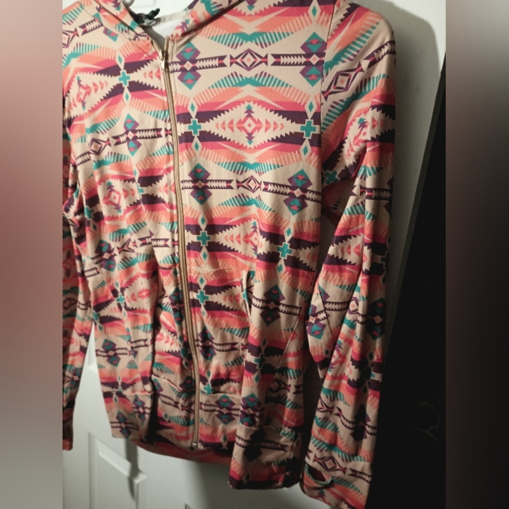 Crazy train full zip hooded sweatshirt